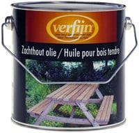 Verfijn Zachthout olie