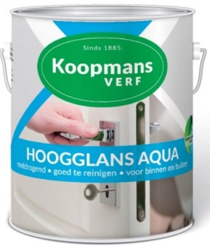 Koopmans hoogglans aqua